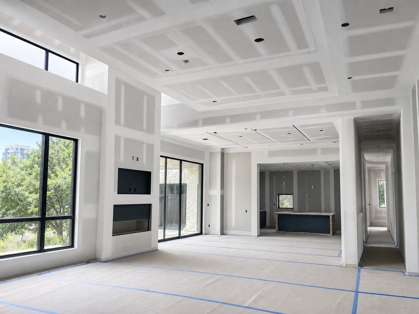 Drywall & finishing project by Moyeda Construction Group